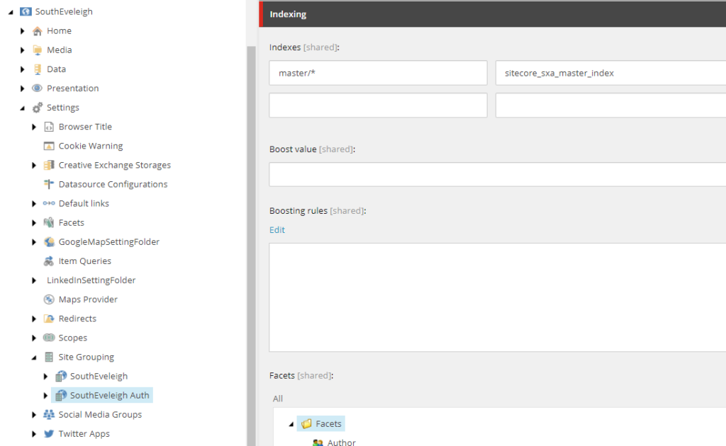 Indexing Authoring